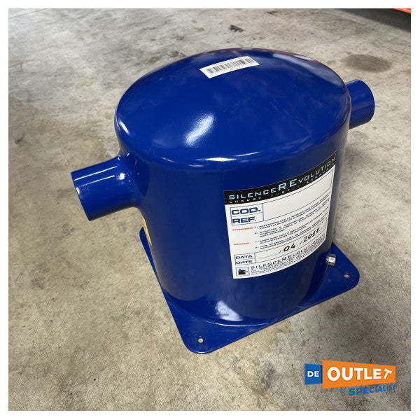 كاتم صوت العادم Silence Revolution أزرق 90 مم