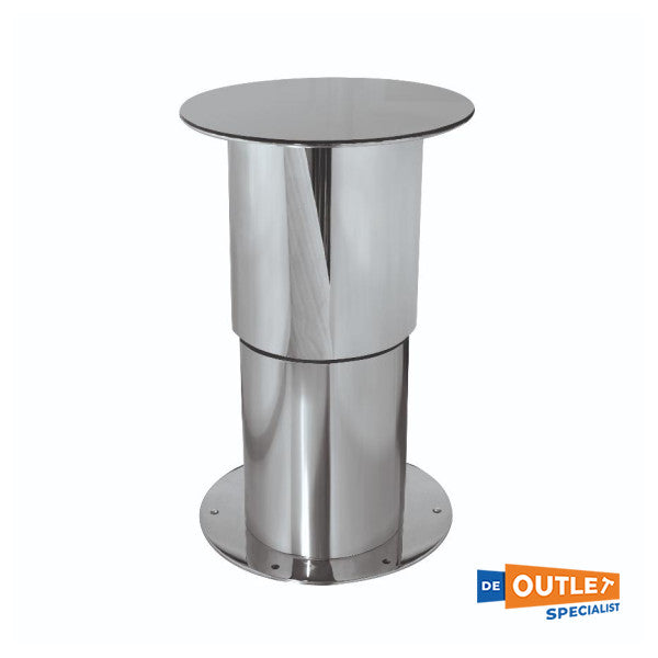 Bessenzoni T277 Table électrique en acier inoxydable piédestal Round 380 - 730 mm