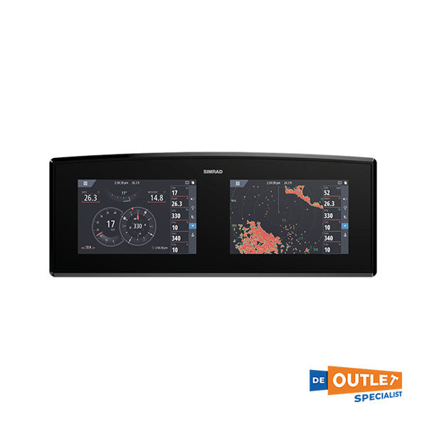 Simrad 2 x 12 pulgadas de información multifuncional Pantalla 12/24V-000-14941-001