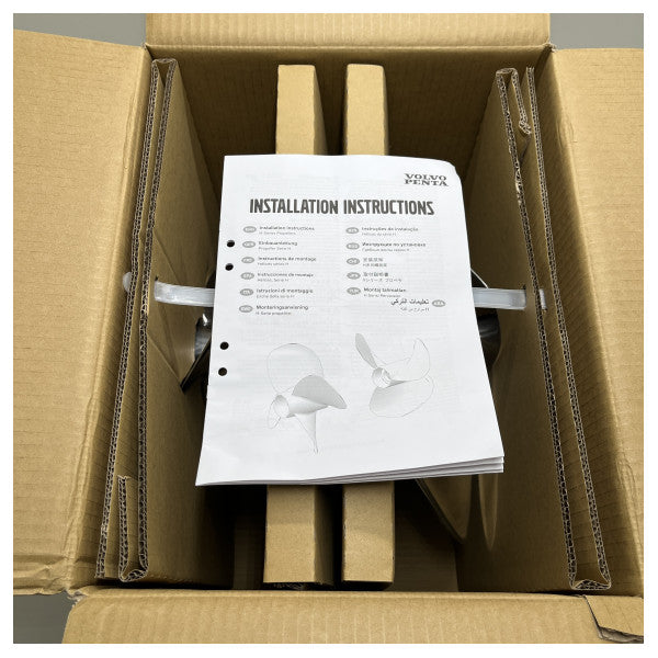 Volvo Penta H7 DPH - DPI perämoottoripotkurisarja ruostumattomasta teräksestä - 22754007