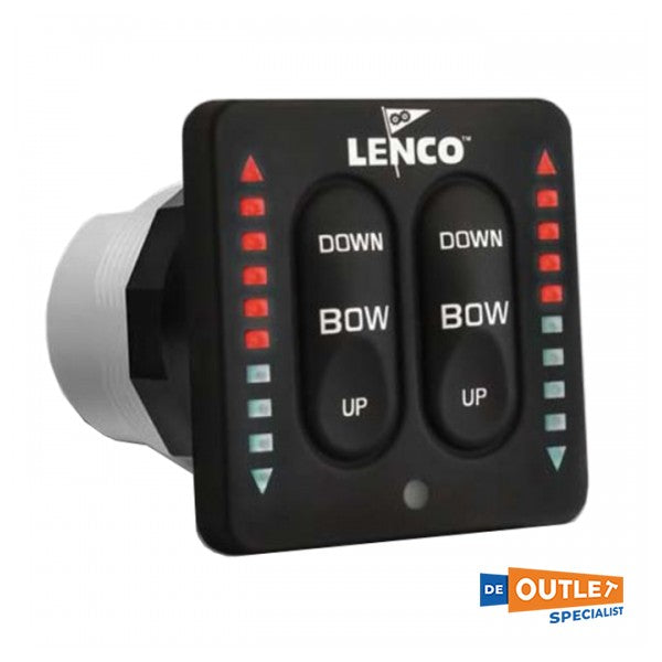 Lenco Flybridge TrimTab Controller / Indicator Panel 12/24V - 11841-005