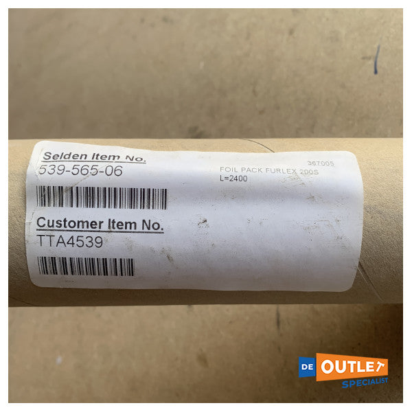 Selden Type 200 Furlex Profil en aluminium 2400 mm-539-565-06