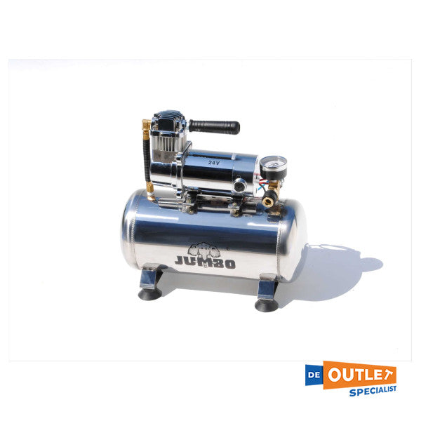 Jumbo 8 liter 24V lufthorn luftkompressor - U111.261-80