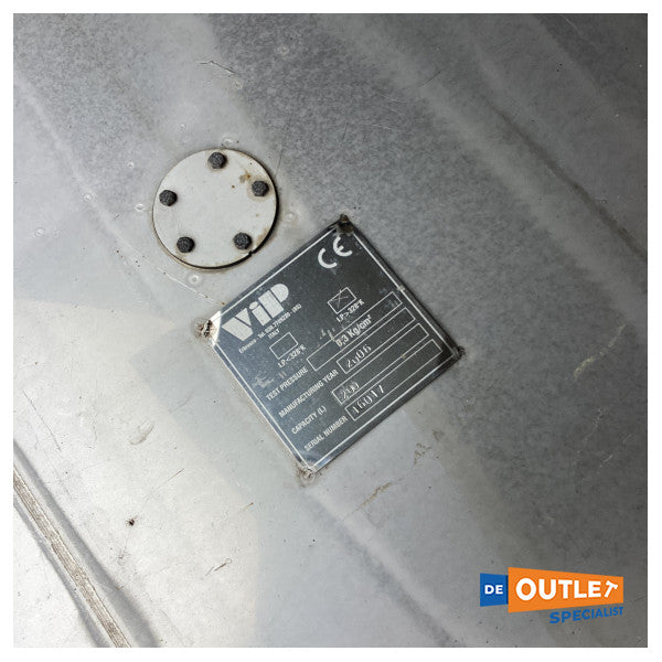 Паливний бак VIP 200 л з нержавіючої сталі 123 x 54 x 31 см