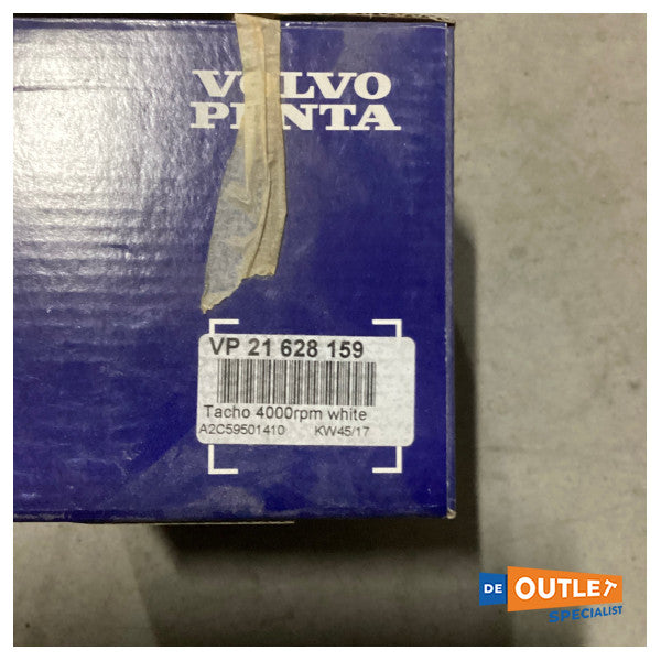 Volvo Penta EVC Takometre 4000 rpm beyaz - 21628159
