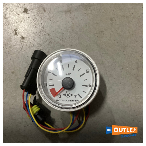 Volvo Penta Pressure Gauge 7 -Bar White - 874923