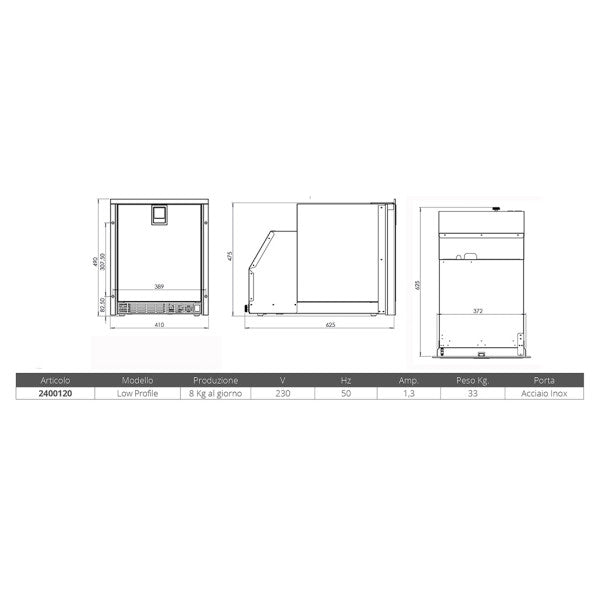 ISOTHERM PROFIL DU PROFIL MALAKEUR DE GLACIATION D'EACHORD INOXDUBLE 22 lb | Jour - 5W08L11IMN000