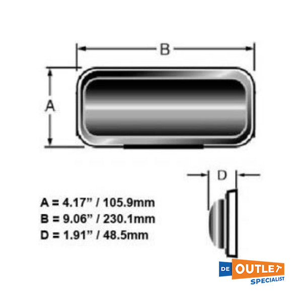 Poly Planar WC-3 radio poklopac crni vodonepropusni