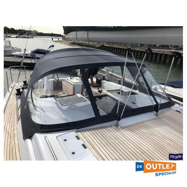 Hanse 400 Sprayhood Light Grey