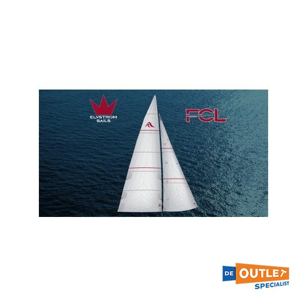 Elvstrom FCL full batten mailsail 66,6 m2 for Hanse 505 en 508 - TTS9037