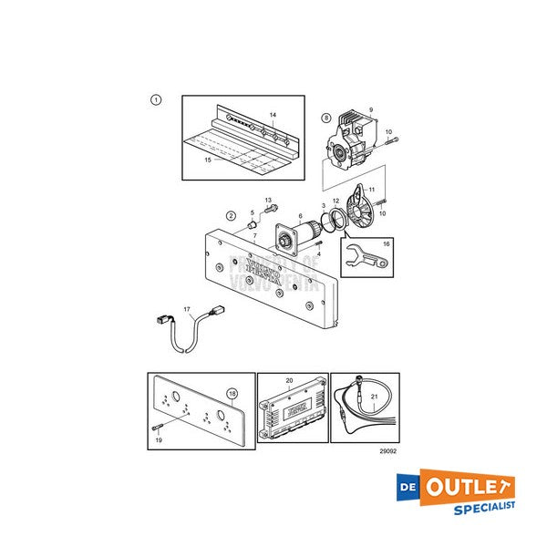 Volvo Penta IS450 intercepter kit - 22856097