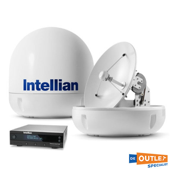 Intellian D4 Système de télévision par satellite à double bande 45 cm-D2-406M